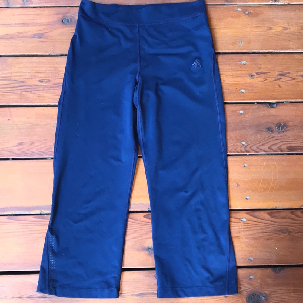Adidas capri blue sport pants M
